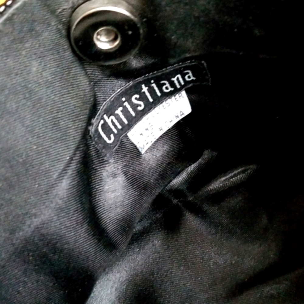 Vintage Christiana Floral Micro Bead Evening Bag - Picture 8 of 11